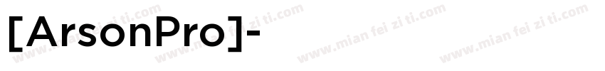[ArsonPro]字体转换